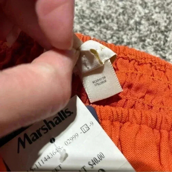 Monteau Los Angeles Crop Top, M, Burnt Orange NWT - Picture 7 of 10